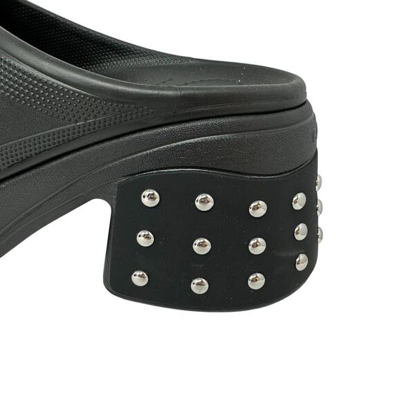 Crocs Siren Studded Platform Heel Clog Unisex Mens Sz 10 Women Sz 12 Chunky Goth - Picture 4 of 14